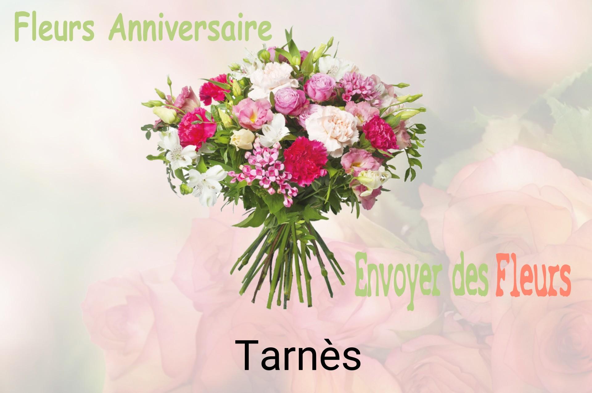 Bouquet de fleurs d’anniversaire livré à Tarnès